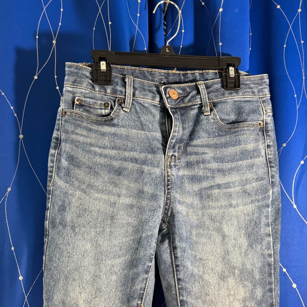 No‎ boundaries Women's Medium Wash Distressed Flare Jeans Size 1
